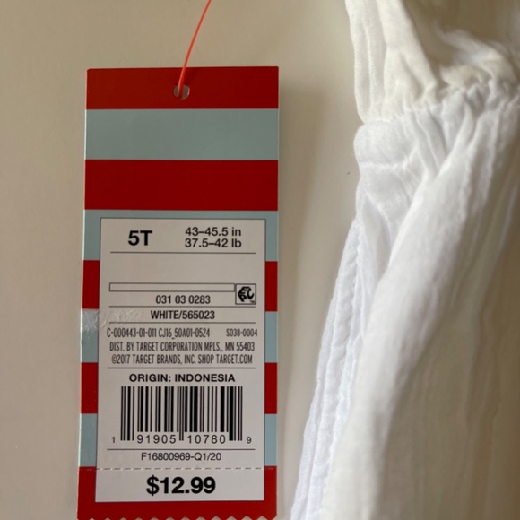 Cat & Jack Girls summer tunic top shirt NWT - Picture 4 of 9